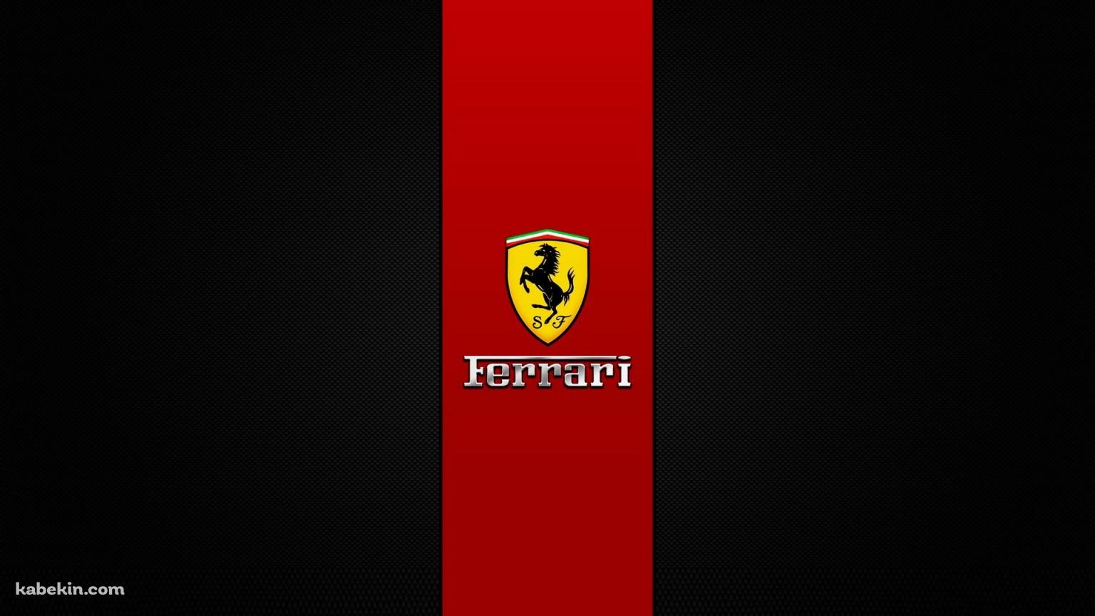 ferrari フェラーリ 黒 赤の壁紙(1536px x 864px) 高画質 PC・デスクトップ用