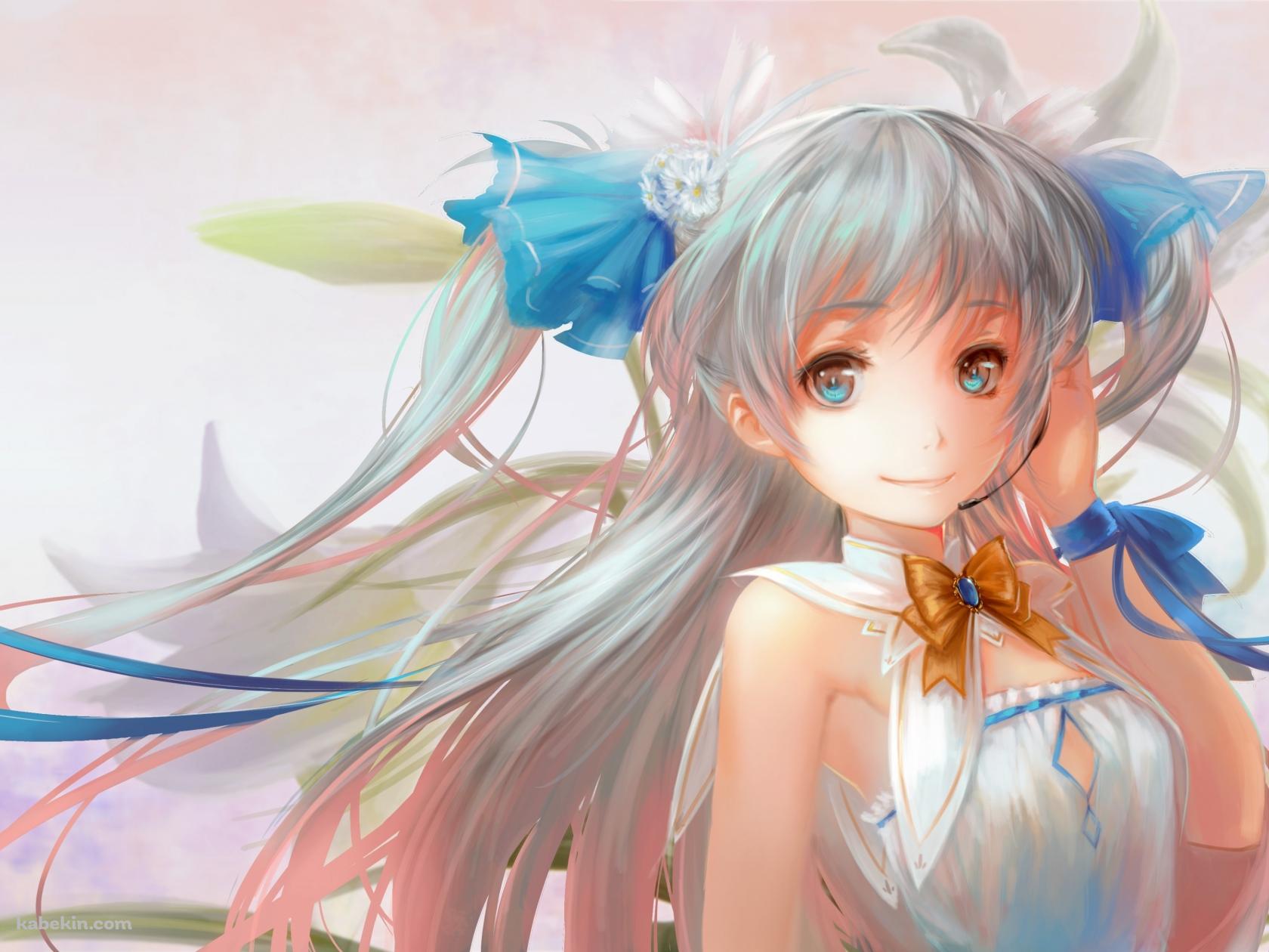 水彩少女の壁紙(1680px x 1260px) 高画質 PC・デスクトップ用