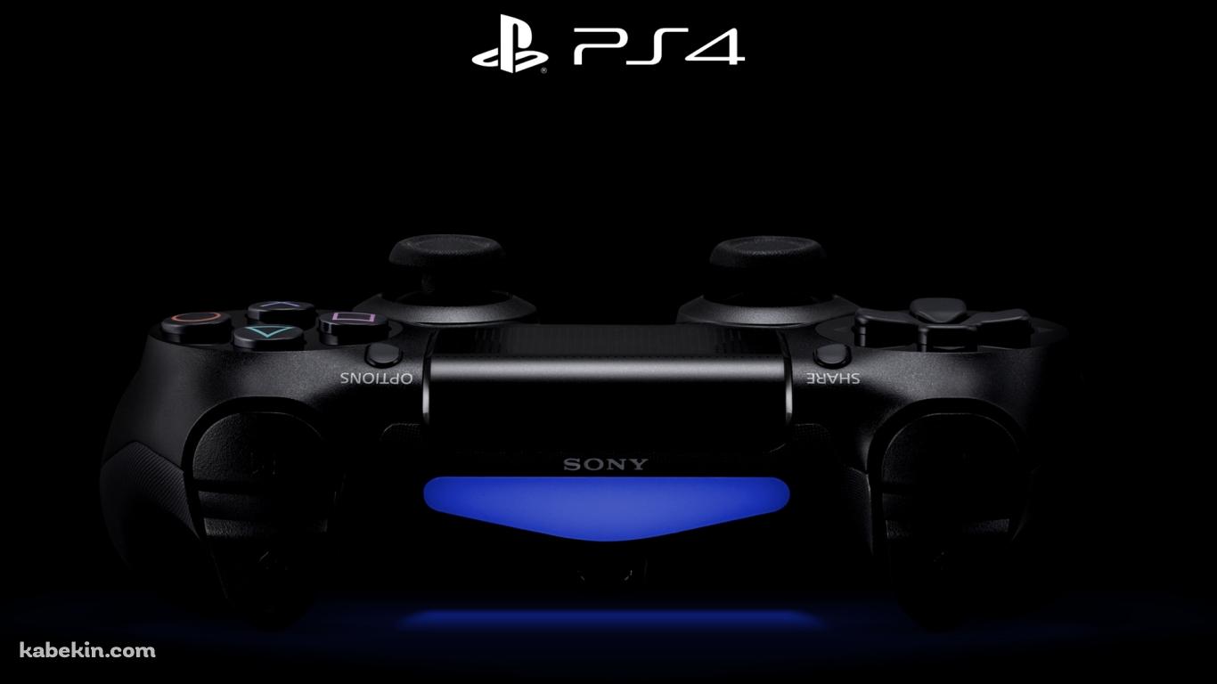 PS4 プレイステーション4 コントローラーの壁紙(1366px x 768px) 高画質 PC・デスクトップ用