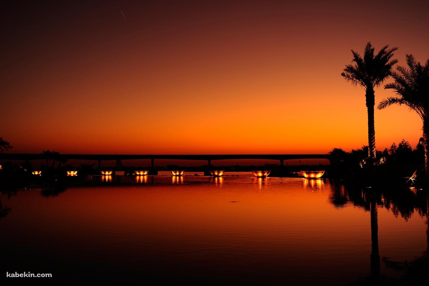 ドバイの夜の壁紙(1440px x 960px) 高画質 PC・デスクトップ用