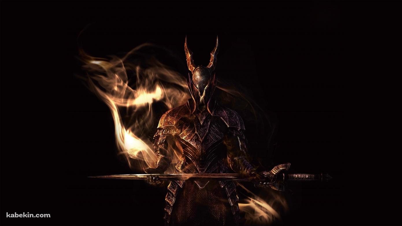 ダークソウル 黒騎士の壁紙(1391px x 783px) 高画質 PC・デスクトップ用