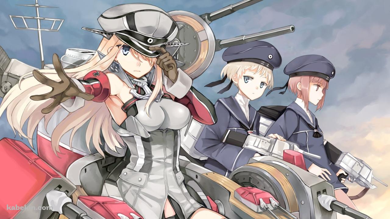 艦隊これくしょん 艦これ 艦娘出撃準備の壁紙(1280px x 720px) 高画質 PC・デスクトップ用