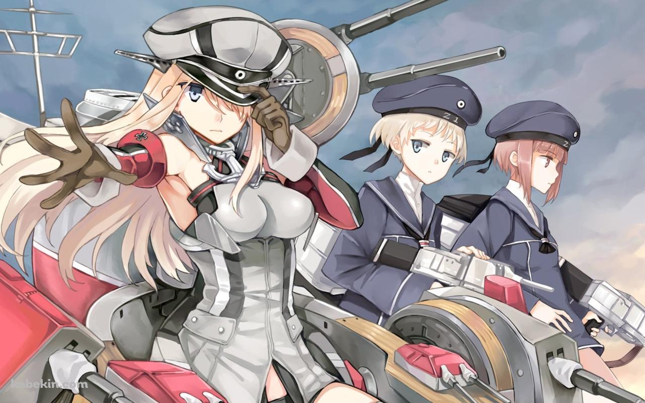 艦隊これくしょん 艦これ 艦娘出撃準備の壁紙(1280px x 800px) 高画質 PC・デスクトップ用