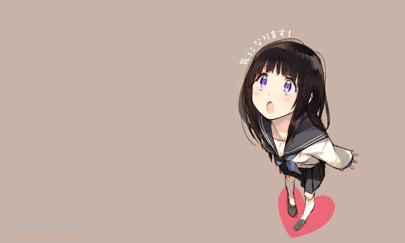 氷菓 わたし、気になります! 千反田えるの壁紙(800px x 480px) 高画質 PC・デスクトップ用