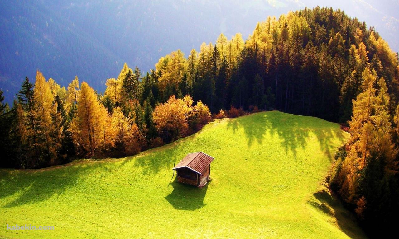 海沿いの小屋の壁紙(1280px x 768px) 高画質 PC・デスクトップ用