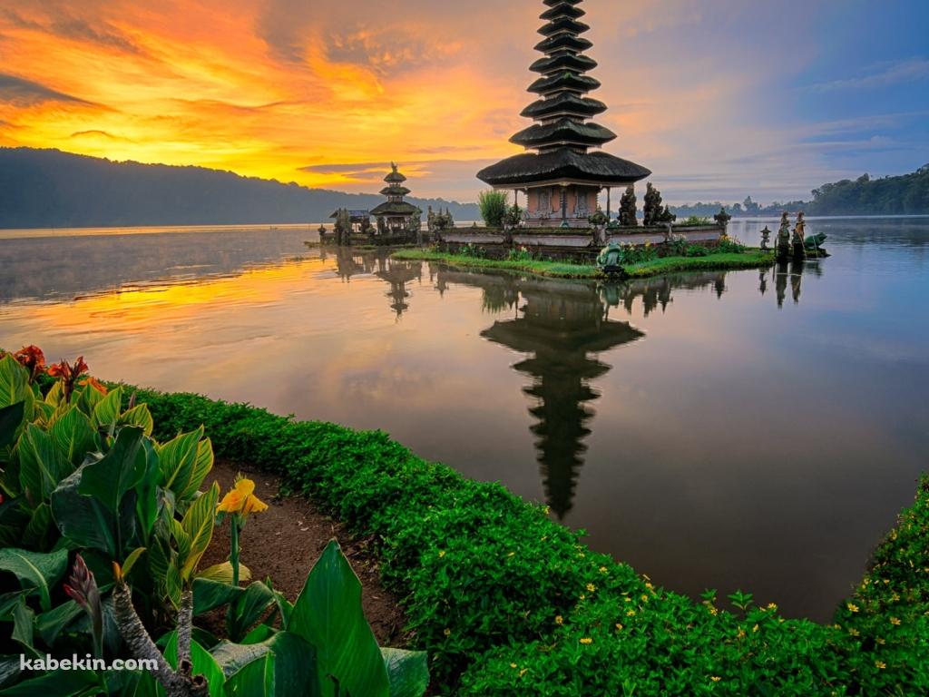 夕暮れ インドネシア 綺麗の壁紙(1024px x 768px) 高画質 PC・デスクトップ用