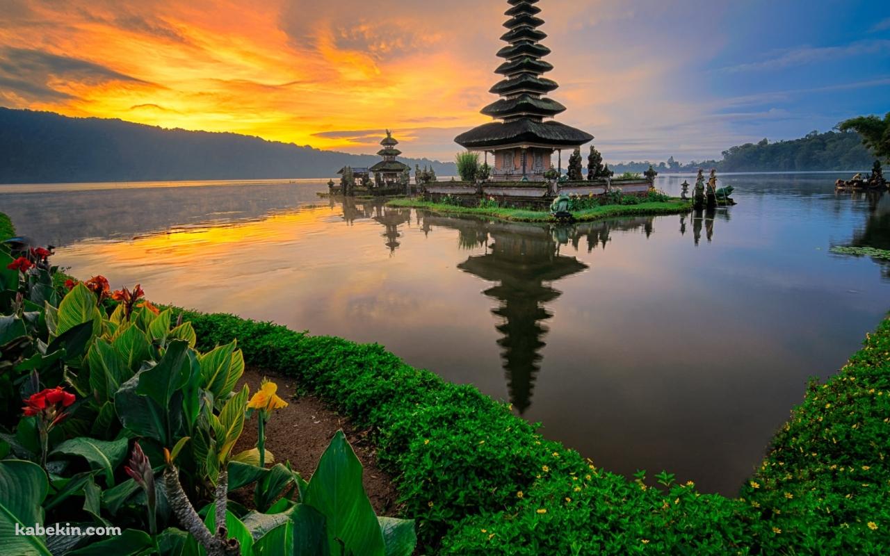 夕暮れ インドネシア 綺麗の壁紙(1280px x 800px) 高画質 PC・デスクトップ用