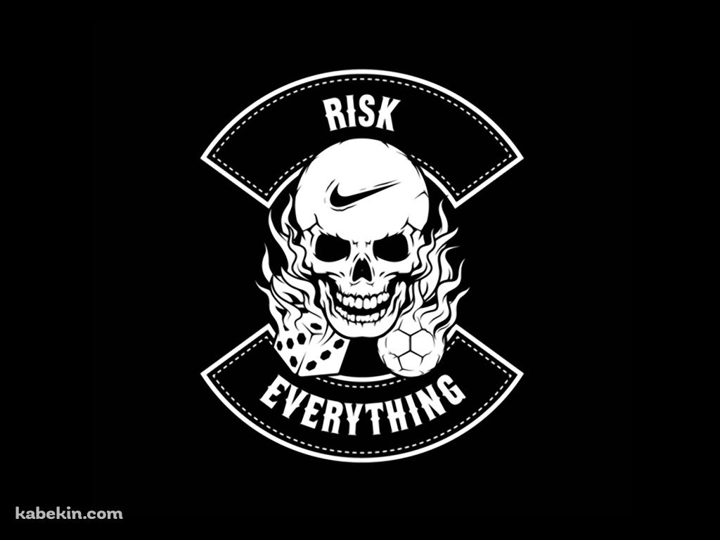 ドクロ RISKの壁紙(1024px x 768px) 高画質 PC・デスクトップ用