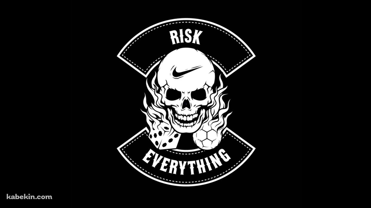 ドクロ RISKの壁紙(1242px x 698px) 高画質 PC・デスクトップ用