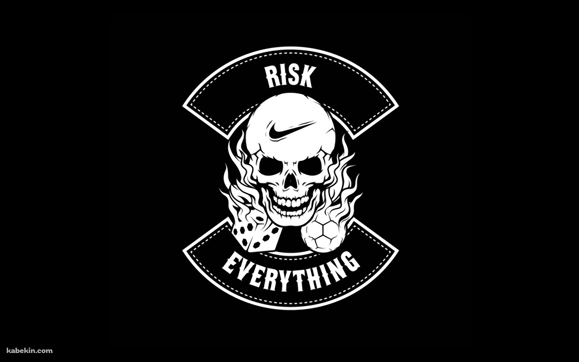 ドクロ RISKの壁紙(1920px x 1200px) 高画質 PC・デスクトップ用