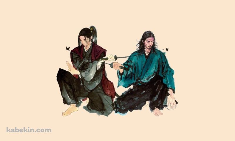 バガボンド 宮本武蔵 佐々木小次郎の壁紙(800px x 480px) 高画質 PC・デスクトップ用