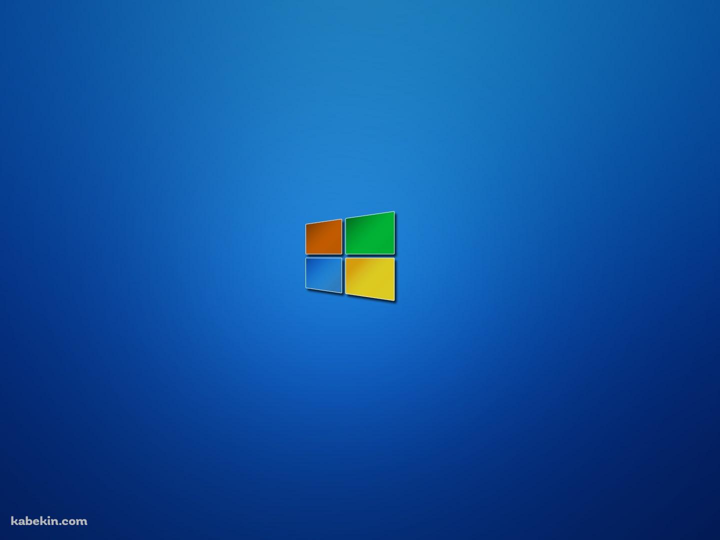 シンプル Windows ロゴ 青の壁紙(1440px x 1080px) 高画質 PC・デスクトップ用
