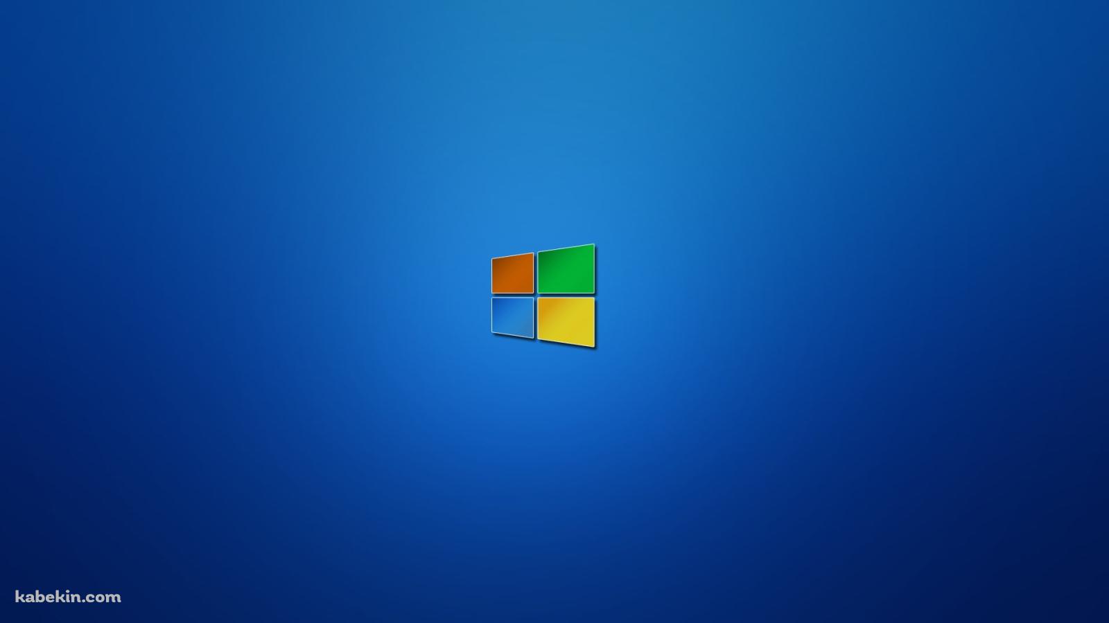 シンプル Windows ロゴ 青の壁紙(1600px x 900px) 高画質 PC・デスクトップ用