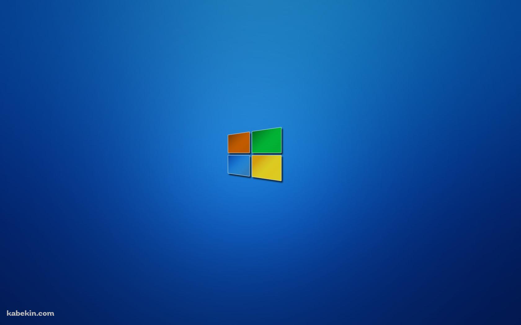 シンプル Windows ロゴ 青の壁紙(1680px x 1050px) 高画質 PC・デスクトップ用