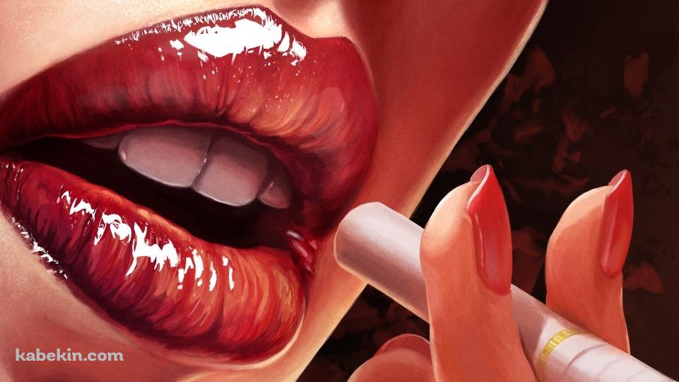 煙草を吸う女性の壁紙(960px x 540px) 高画質 PC・デスクトップ用