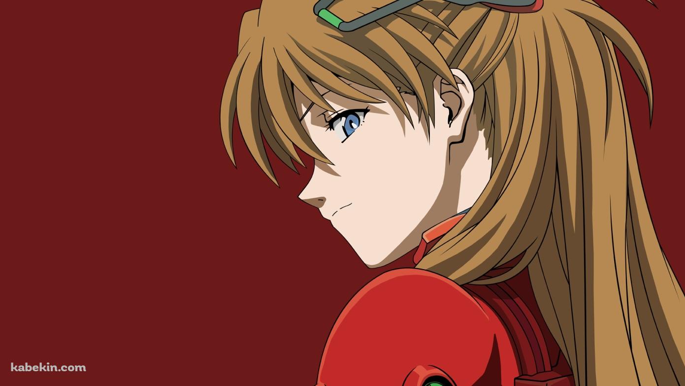 振り返る惣流・アスカ・ラングレー / エヴァの壁紙(1391px x 783px) 高画質 PC・デスクトップ用