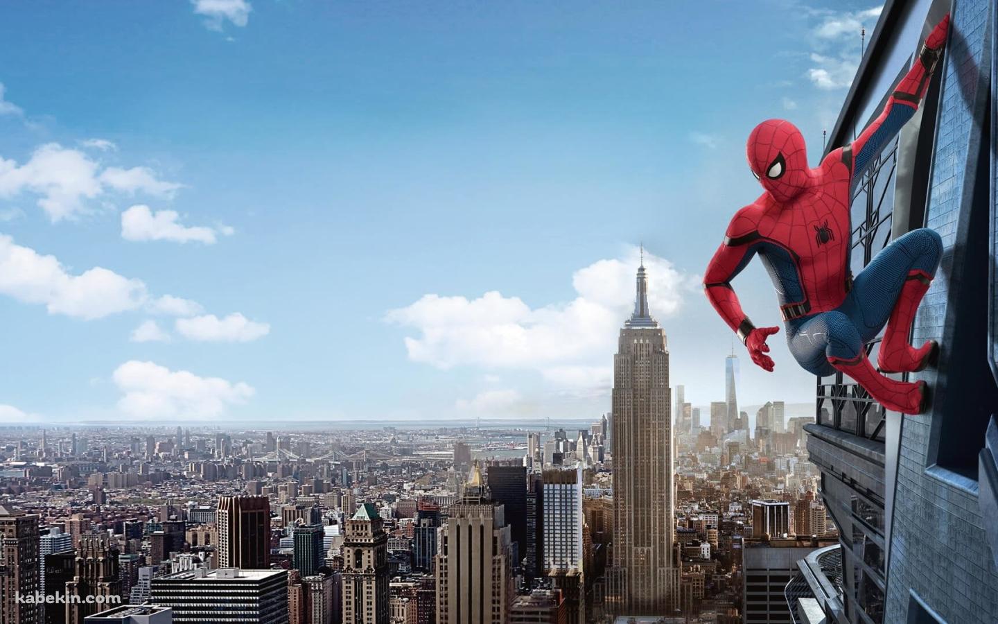 ビルにへばりつくスパイダーマンの壁紙(1440px x 900px) 高画質 PC・デスクトップ用