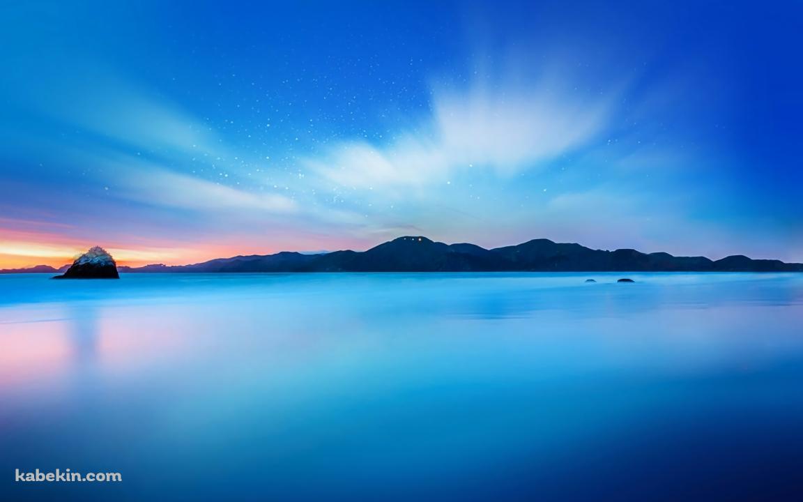 青い風景 BLUE SCENEの壁紙(1152px x 720px) 高画質 PC・デスクトップ用