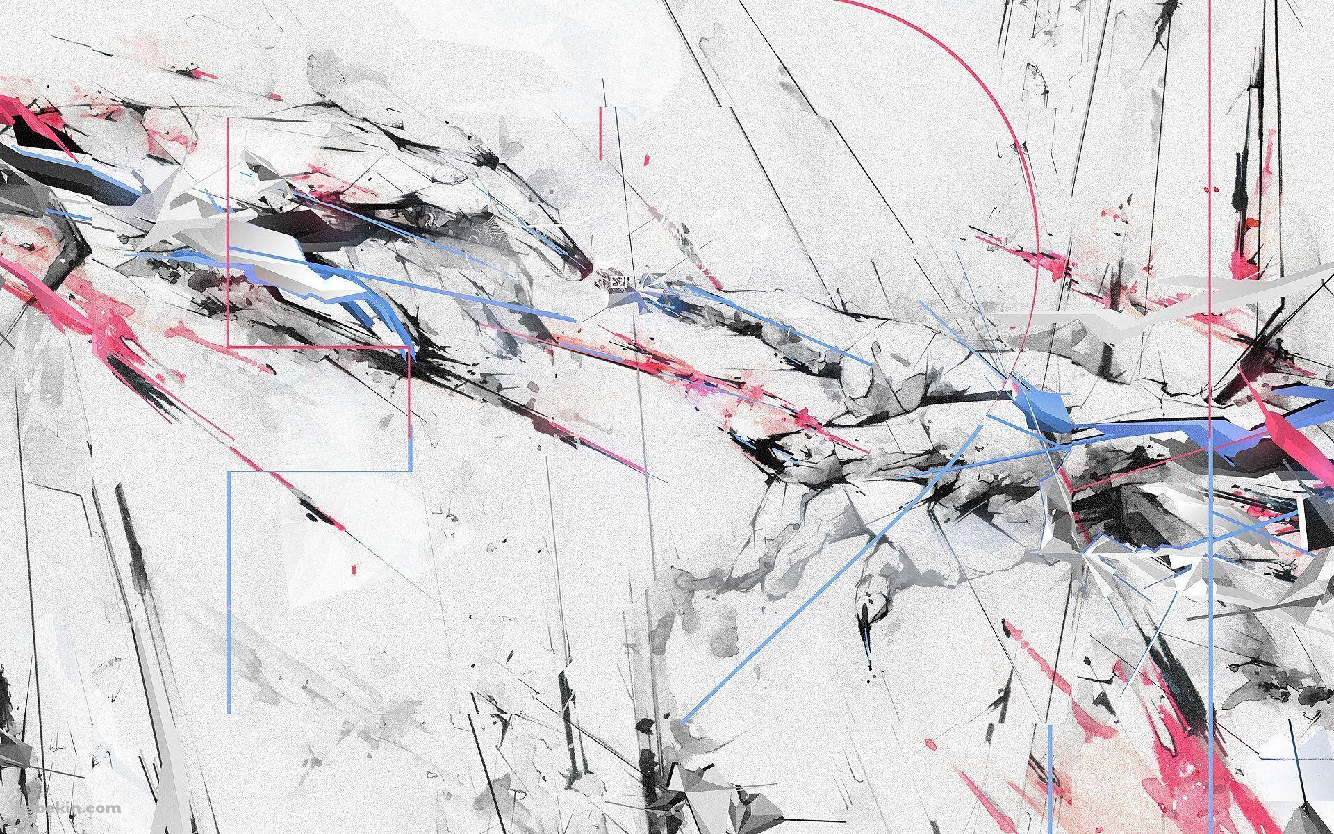 かっこいい白ベースのアートの壁紙(1920px x 1200px) 高画質 PC・デスクトップ用