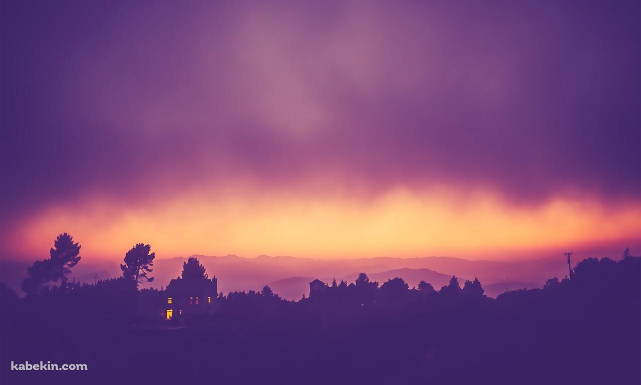 明ける空の壁紙(1280px x 768px) 高画質 PC・デスクトップ用