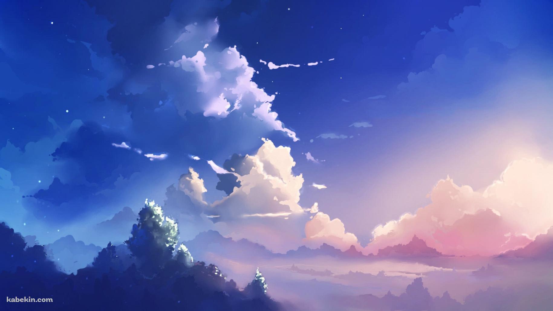 青い夏の空の壁紙(1829px x 1029px) 高画質 PC・デスクトップ用
