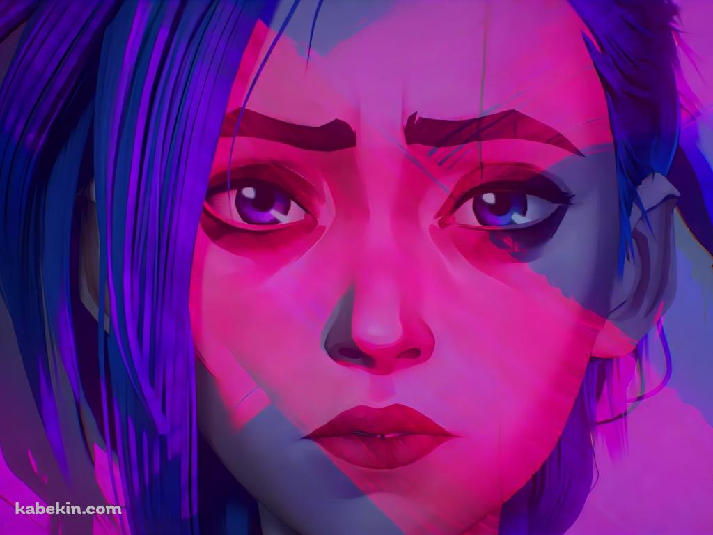 LoL ジンクス Jinxの壁紙(1024px x 768px) 高画質 PC・デスクトップ用