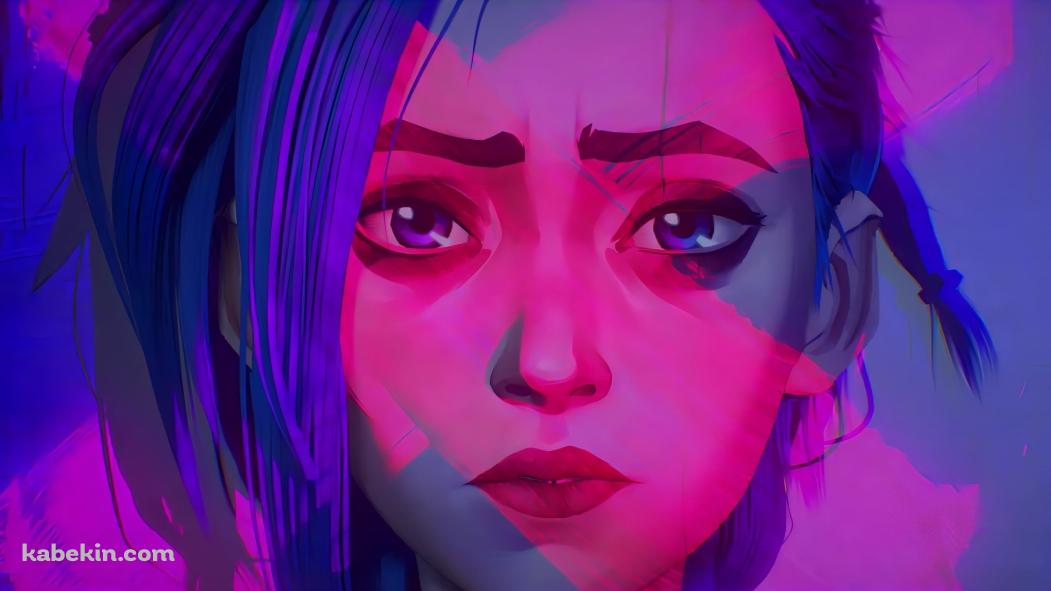 LoL ジンクス Jinxの壁紙(1051px x 591px) 高画質 PC・デスクトップ用