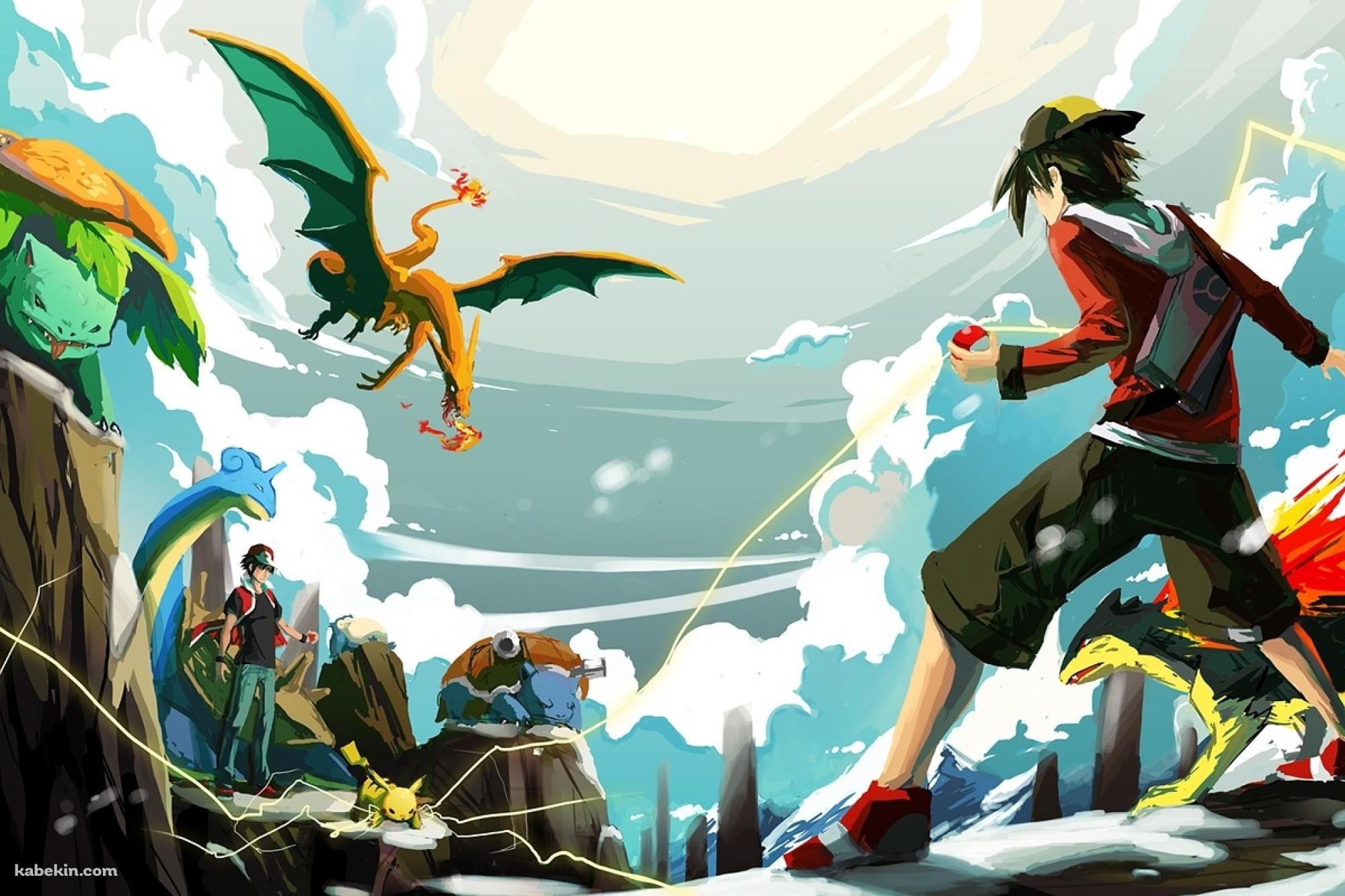 ポケモン バトルの壁紙(2000px x 1333px) 高画質 PC・デスクトップ用