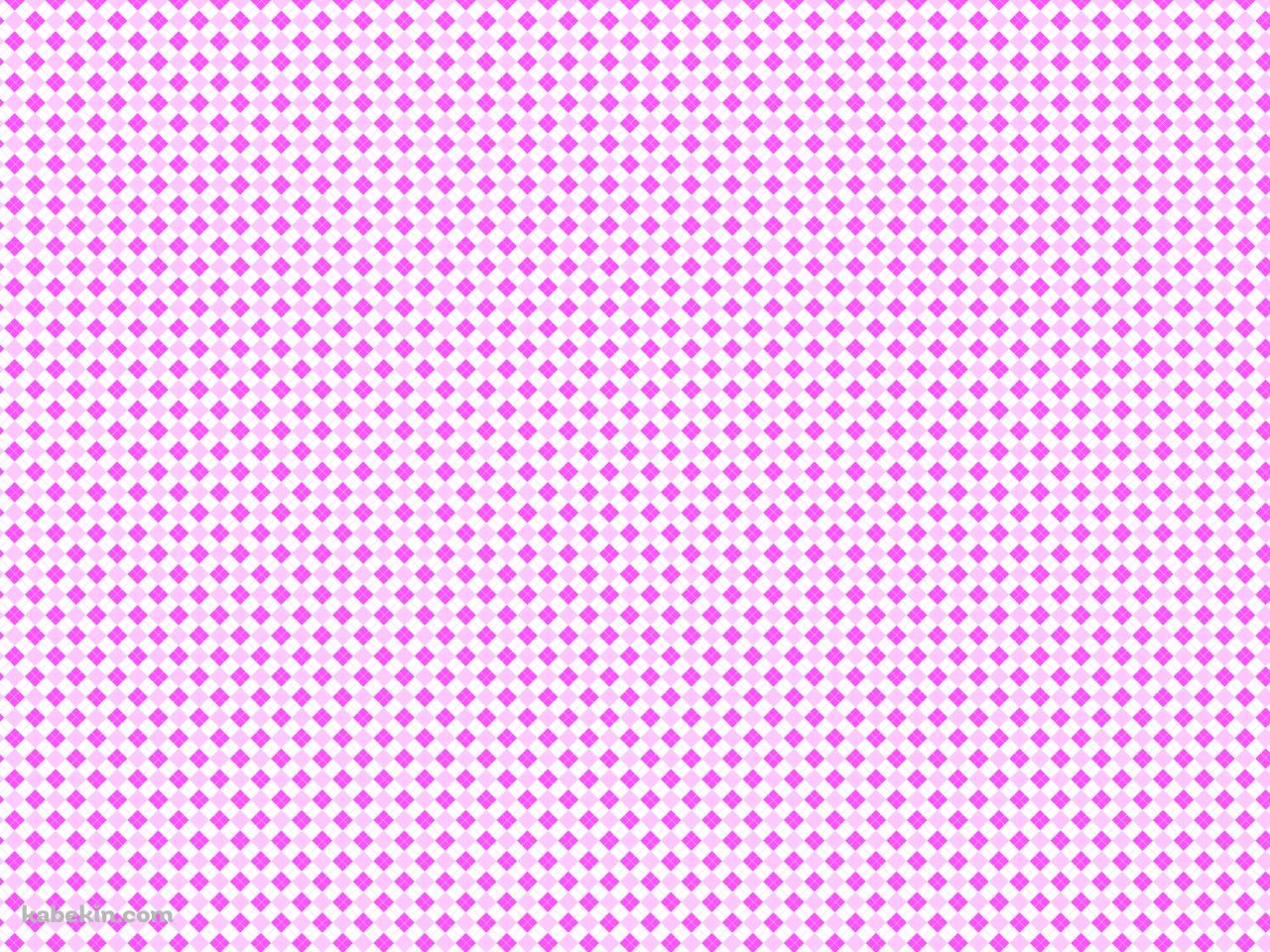 ピンクの菱形のパターンの壁紙(1280px x 960px) 高画質 PC・デスクトップ用