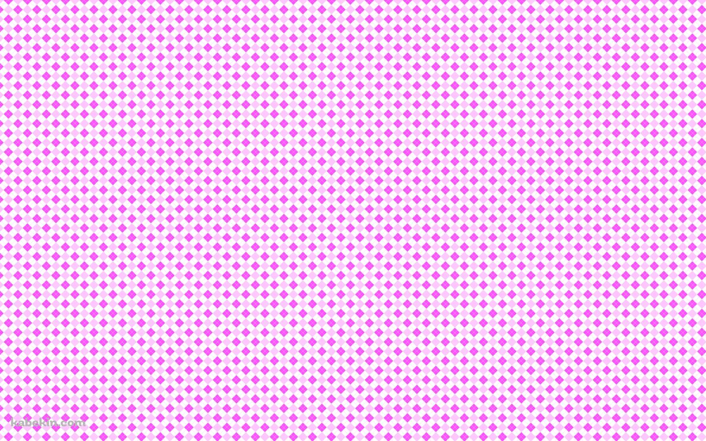 ピンクの菱形のパターンの壁紙(1440px x 900px) 高画質 PC・デスクトップ用