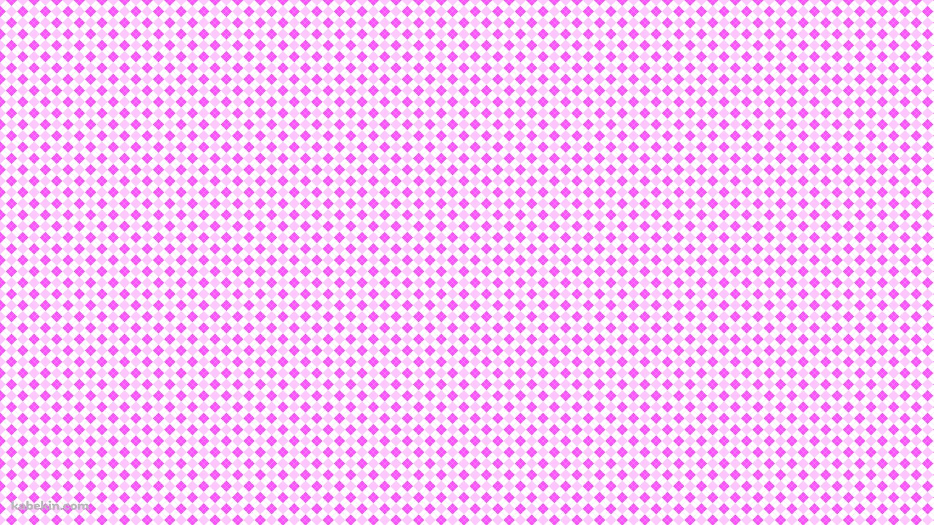 ピンクの菱形のパターンの壁紙(1829px x 1029px) 高画質 PC・デスクトップ用