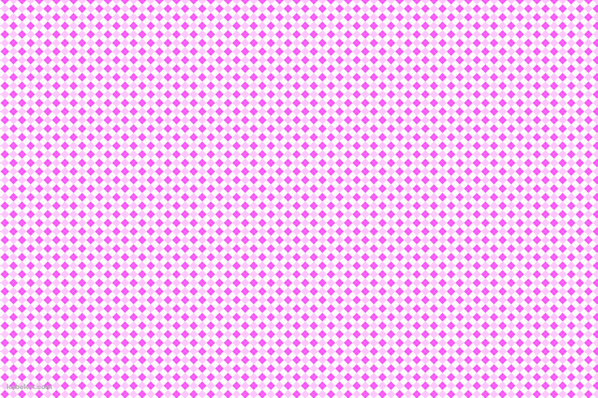 ピンクの菱形のパターンの壁紙(2000px x 1333px) 高画質 PC・デスクトップ用