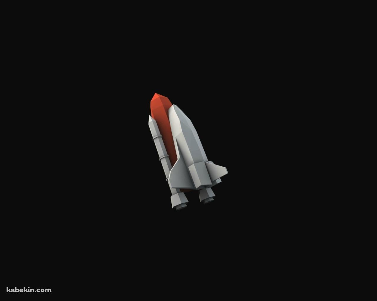 ミニマル スペースシャトルのアートの壁紙(1280px x 1024px) 高画質 PC・デスクトップ用
