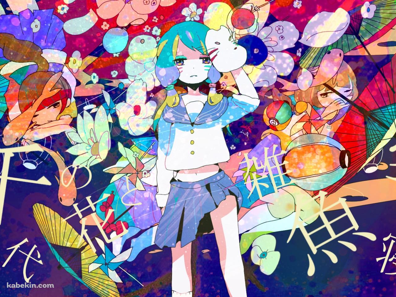 制服を着た結月ゆかりの壁紙(1280px x 960px) 高画質 PC・デスクトップ用