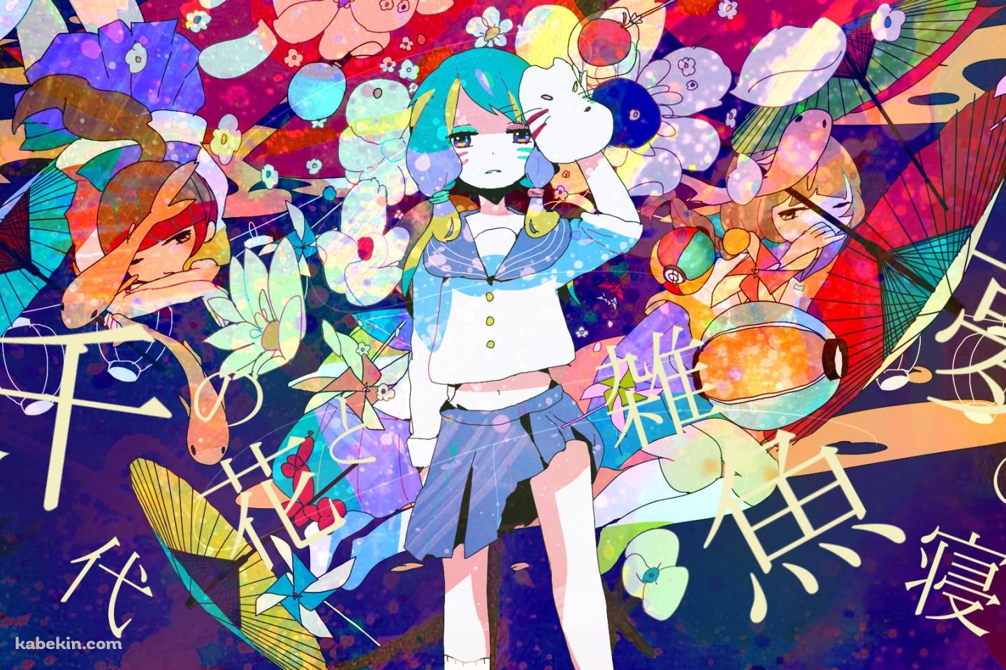 制服を着た結月ゆかりの壁紙(1440px x 960px) 高画質 PC・デスクトップ用
