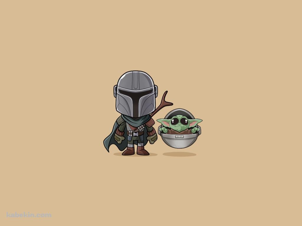 スターウォーズ マンダロリアン ベイビーヨーダの壁紙(1024px x 768px) 高画質 PC・デスクトップ用