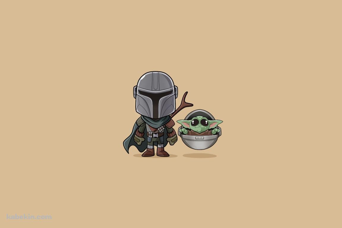 スターウォーズ マンダロリアン ベイビーヨーダの壁紙(1152px x 768px) 高画質 PC・デスクトップ用