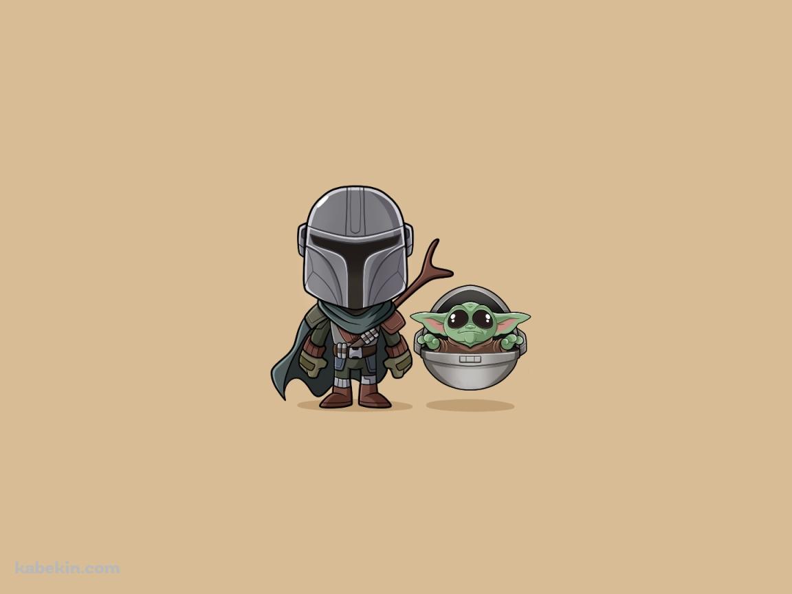 スターウォーズ マンダロリアン ベイビーヨーダの壁紙(1152px x 864px) 高画質 PC・デスクトップ用