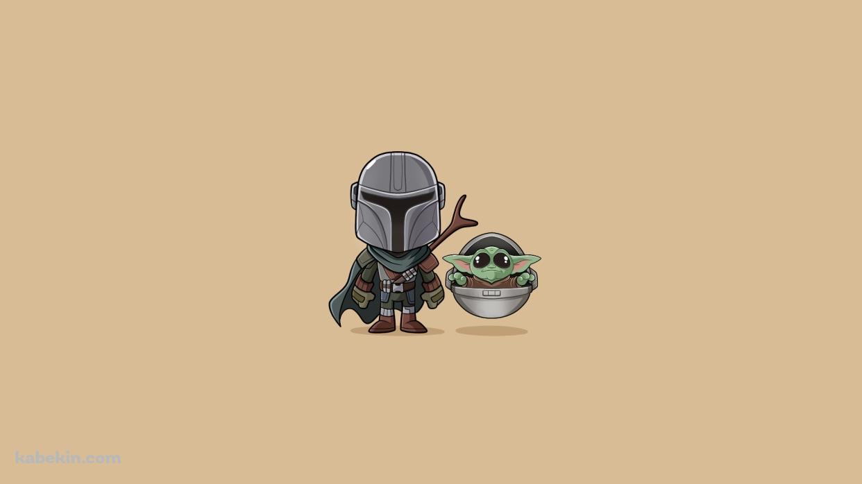 スターウォーズ マンダロリアン ベイビーヨーダの壁紙(1242px x 698px) 高画質 PC・デスクトップ用