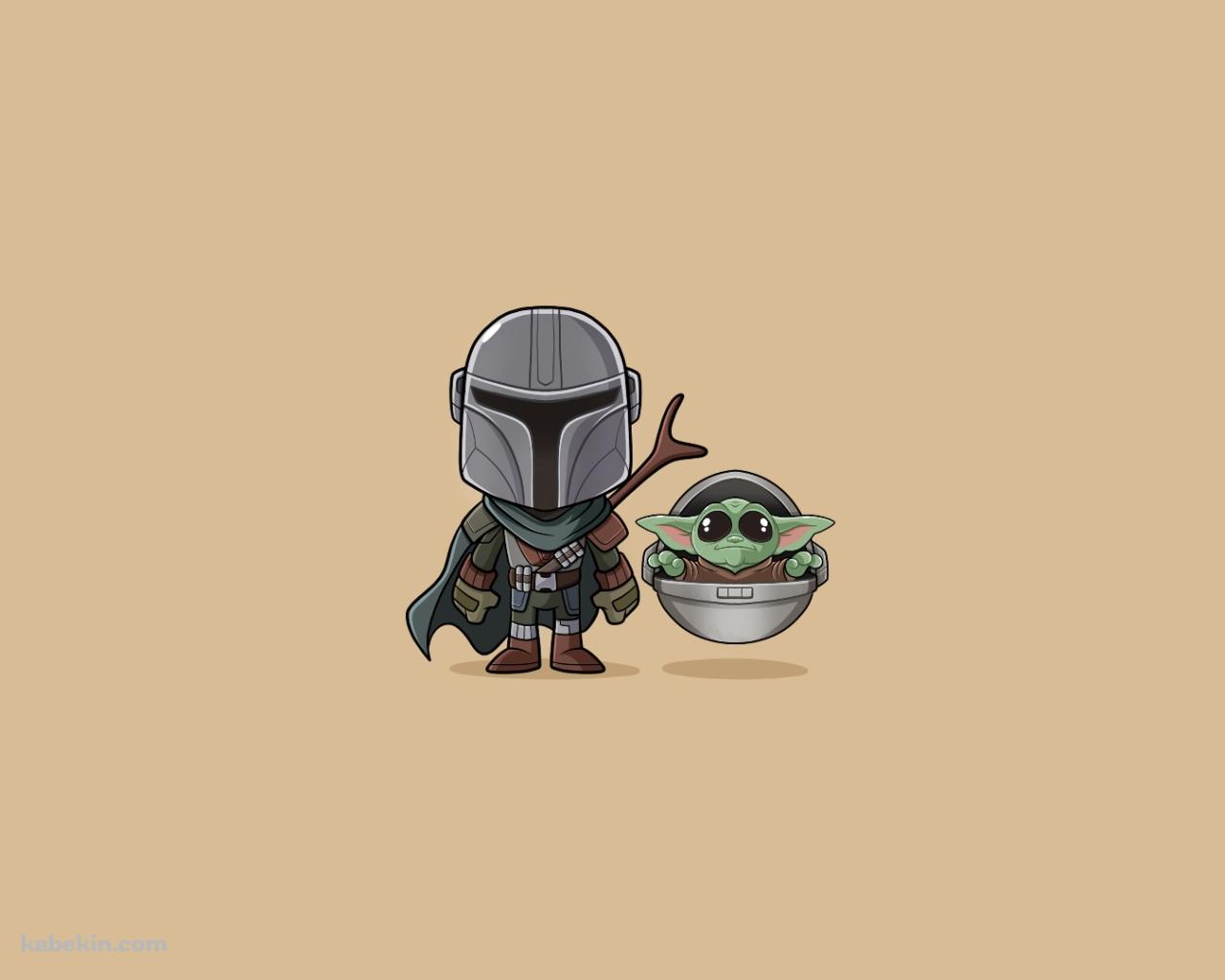 スターウォーズ マンダロリアン ベイビーヨーダの壁紙(1280px x 1024px) 高画質 PC・デスクトップ用