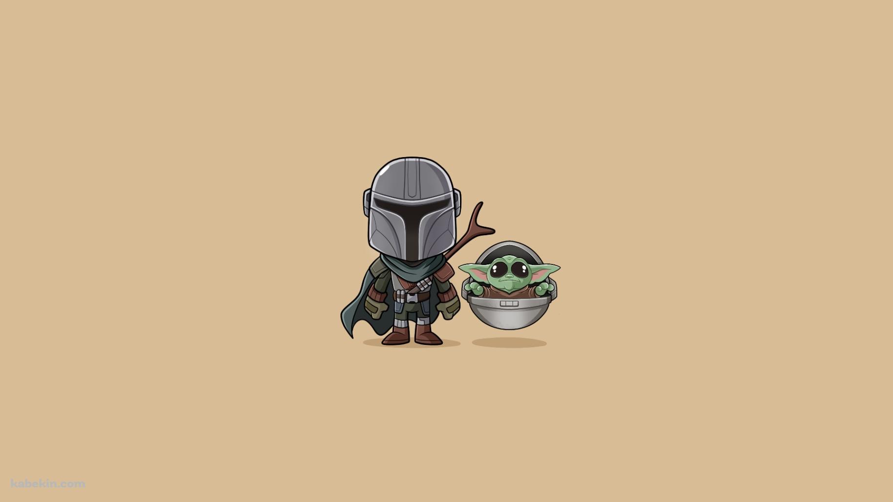 スターウォーズ マンダロリアン ベイビーヨーダの壁紙(1829px x 1029px) 高画質 PC・デスクトップ用