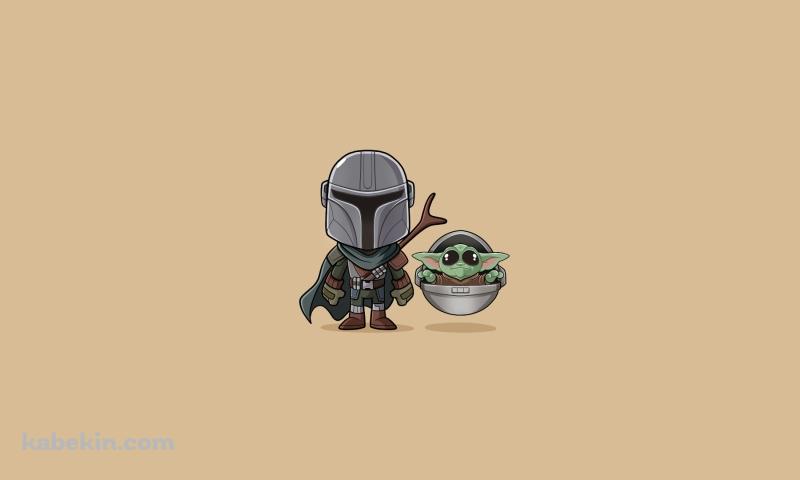 スターウォーズ マンダロリアン ベイビーヨーダの壁紙(800px x 480px) 高画質 PC・デスクトップ用
