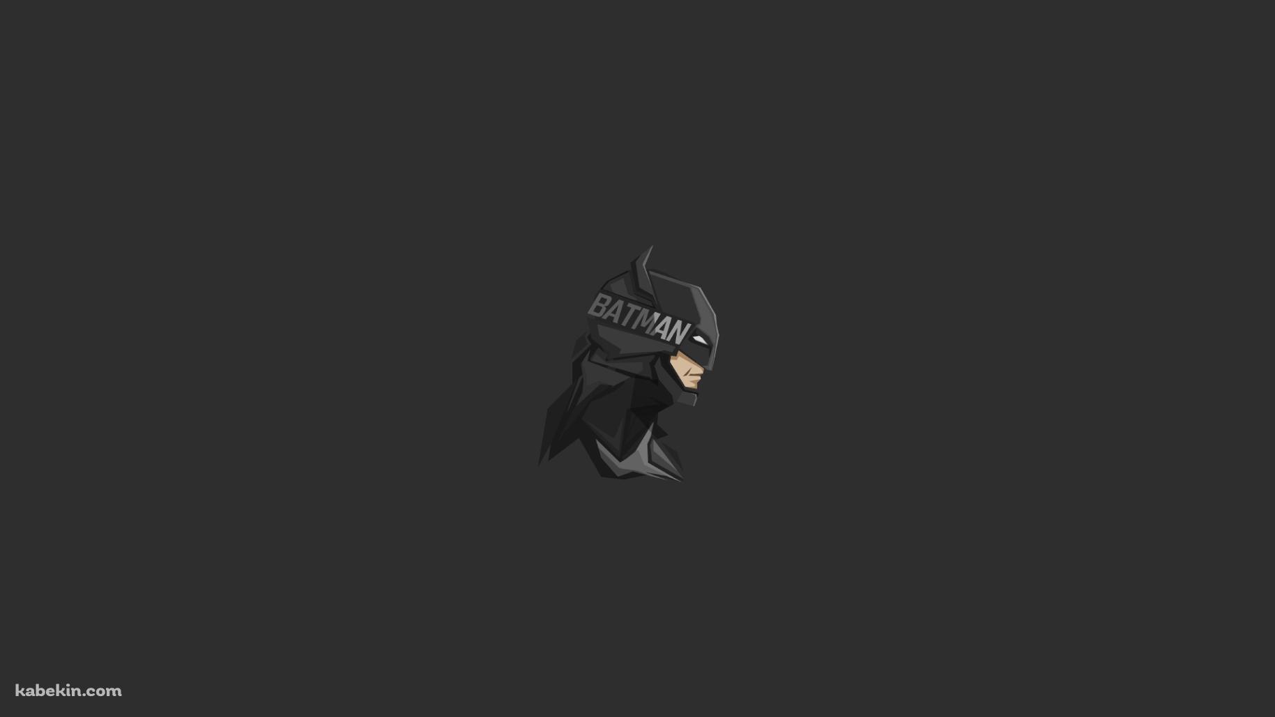 BATMAN ミニマル バットマンの壁紙(1829px x 1029px) 高画質 PC・デスクトップ用