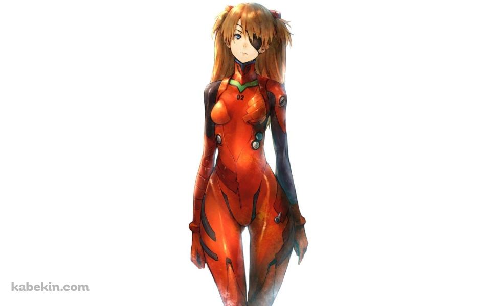 眼帯したアスカ・ラングレー エヴァの壁紙(960px x 600px) 高画質 PC・デスクトップ用