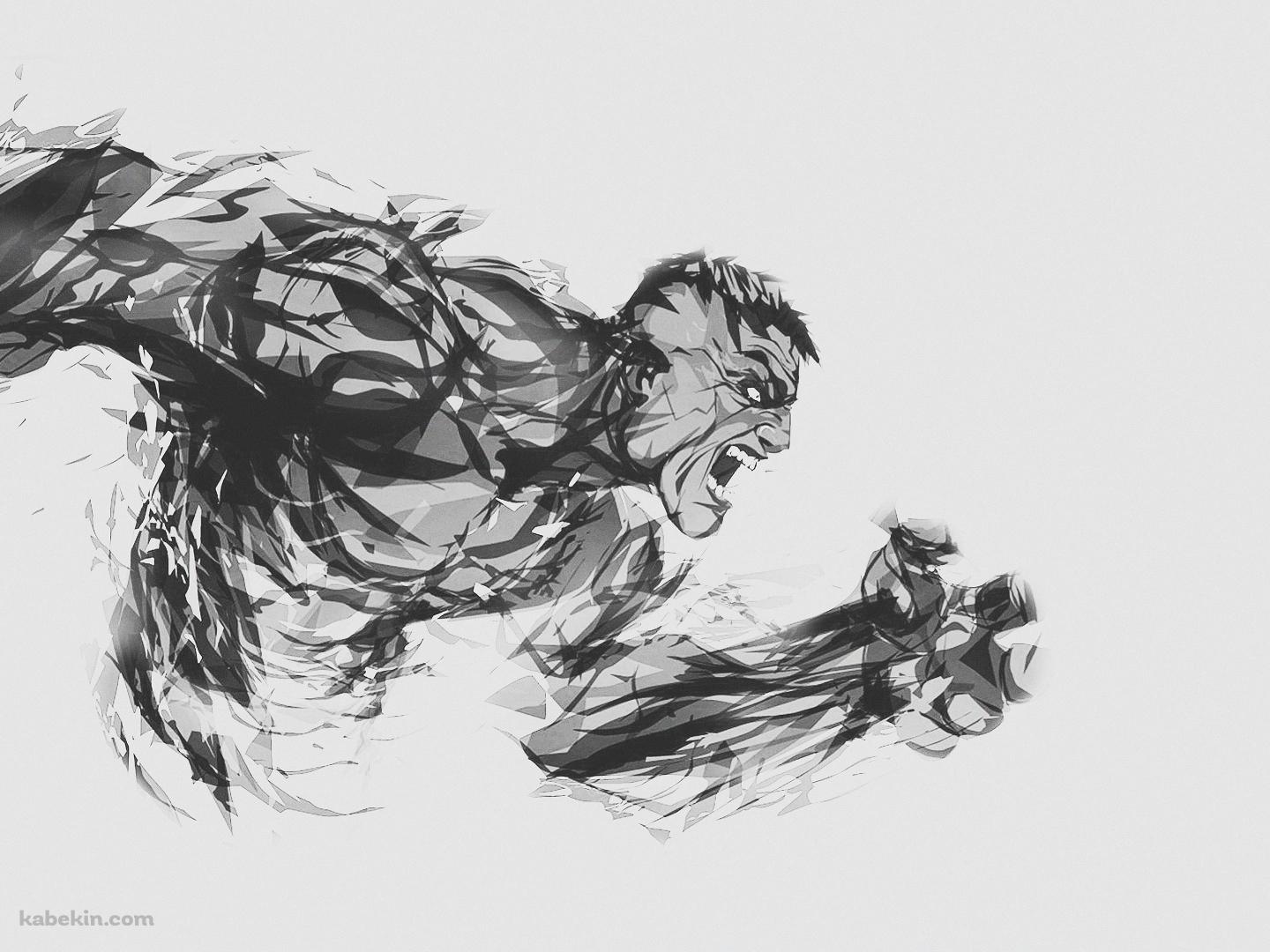 かっこいいハルク 灰色の壁紙(1440px x 1080px) 高画質 PC・デスクトップ用
