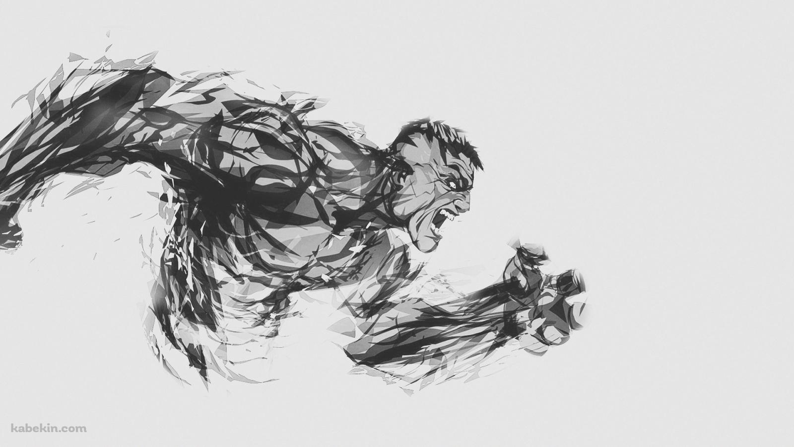 かっこいいハルク 灰色の壁紙(1600px x 900px) 高画質 PC・デスクトップ用