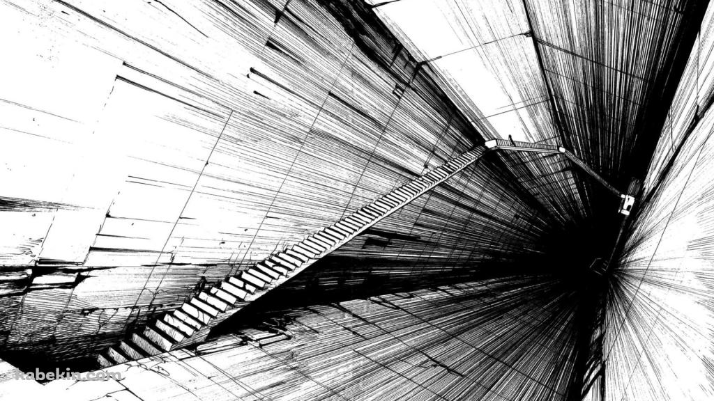 階段 スケッチの壁紙(1024px x 576px) 高画質 PC・デスクトップ用