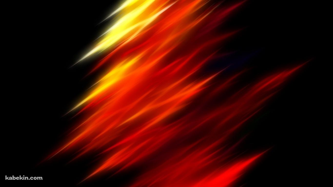 ファイヤー 炎 アブストラクトの壁紙(1366px x 768px) 高画質 PC・デスクトップ用