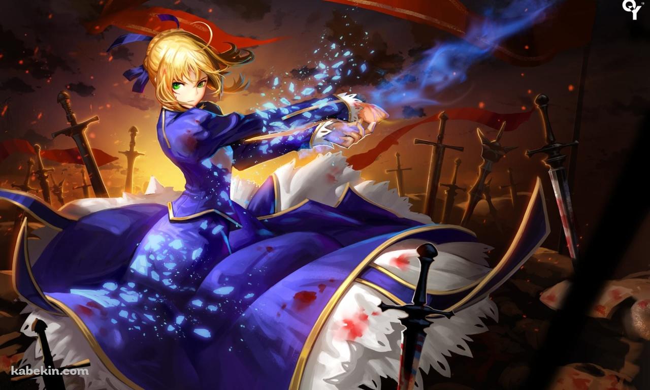 かっこいいセイバー Fate Zeroの壁紙(1280px x 768px) 高画質 PC・デスクトップ用