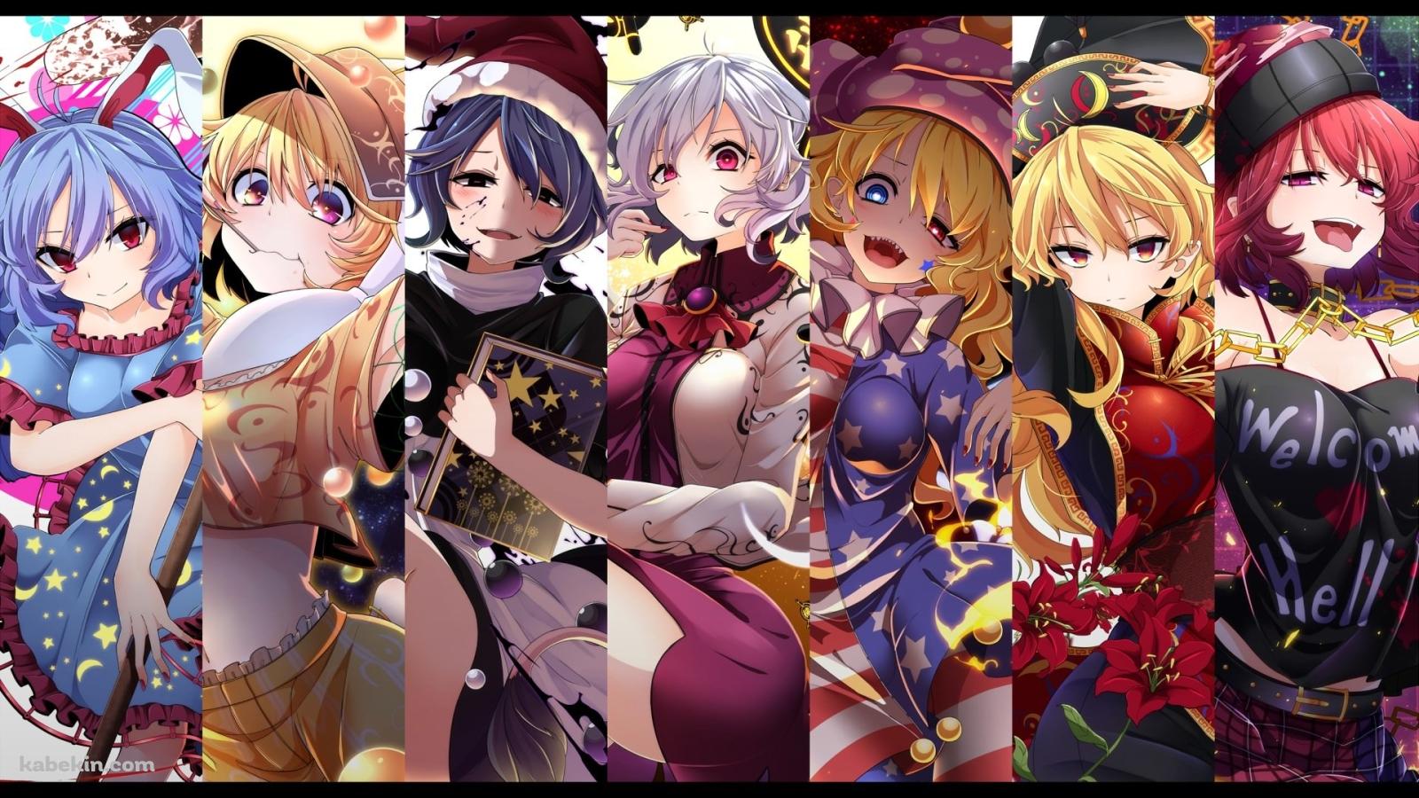東方 キャラクターの壁紙(1600px x 900px) 高画質 PC・デスクトップ用